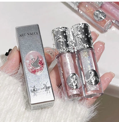 Liquid Shimmer Eyeshadow - Long-Lasting Waterproof Glitter Makeup