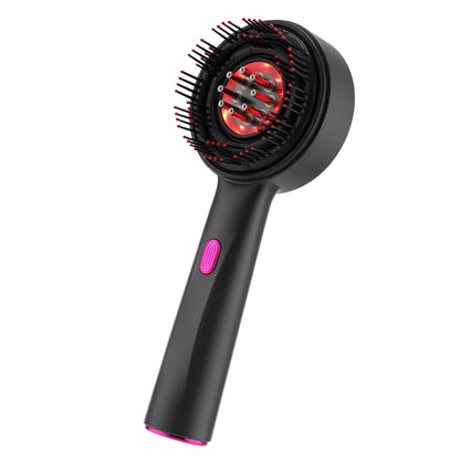 Electric Scalp Massage Comb with Infrared Light & Hair Oil Applicator