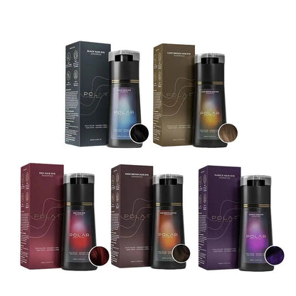 Natural Hair Dye Shampoo for Gray Hair - 10-Minute Color & Repair (200ml)