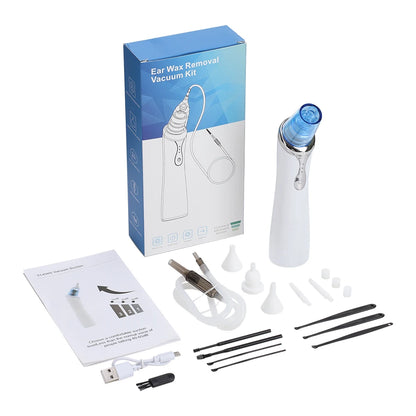 Electric Baby Ear Wax Removal Vacuum Cleaner with LED Light & 3 Suction Levels