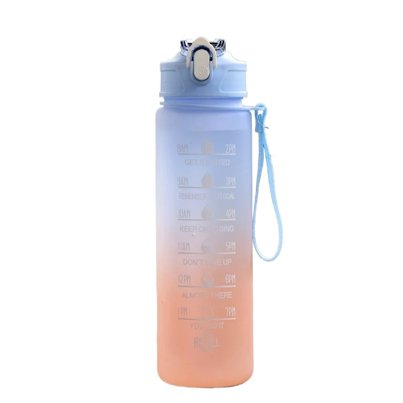 Motivational 750ml Sports Water Bottle - Leak-Proof & Portable Fitness Cup - 18