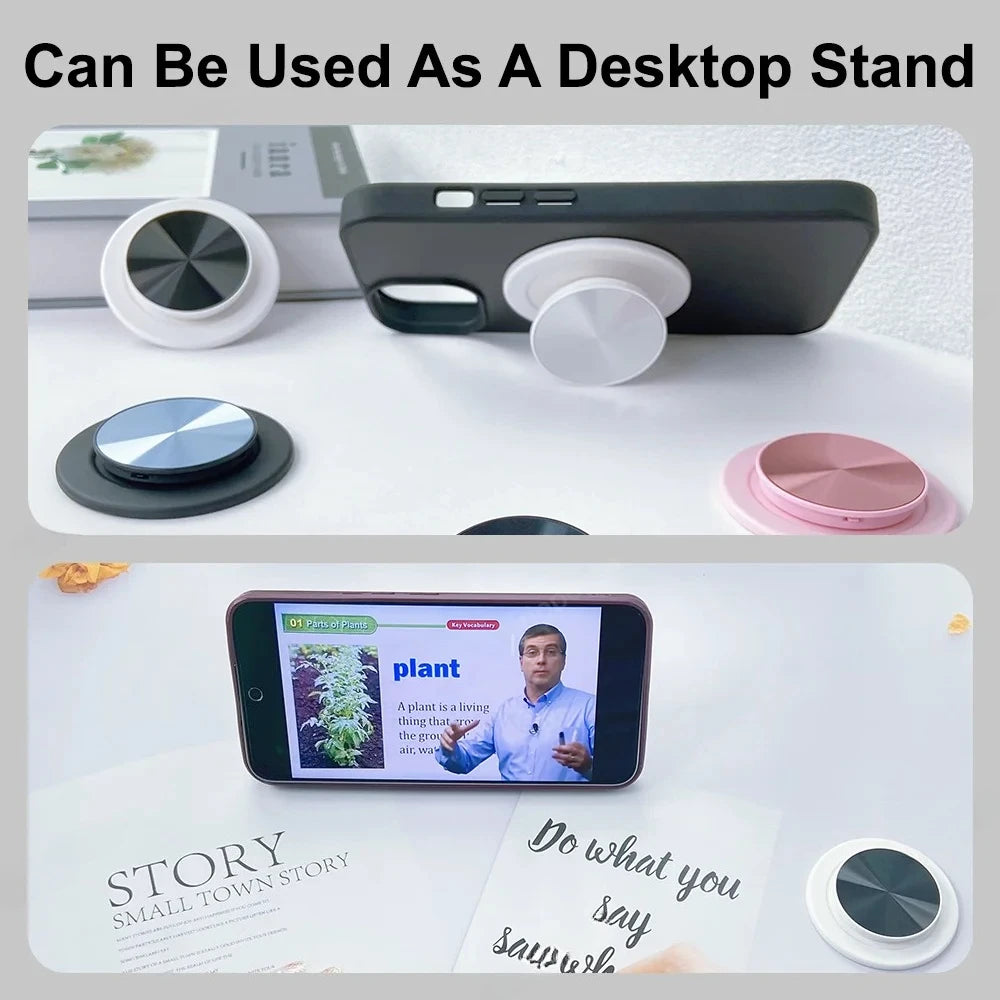 Magnetic Foldable Phone Grip & Stand for MagSafe iPhone & Android