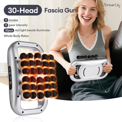 48-Head Deep Tissue Fascia Massager for Full Body Muscle Relief