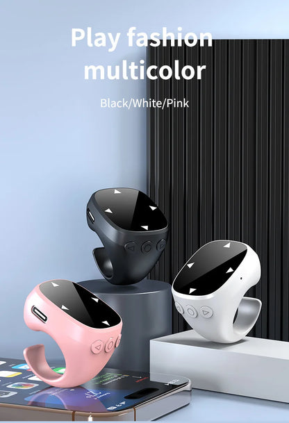 Smart Bluetooth Fingertip Ring Remote Control - TikTok Scroller & Camera Shutter