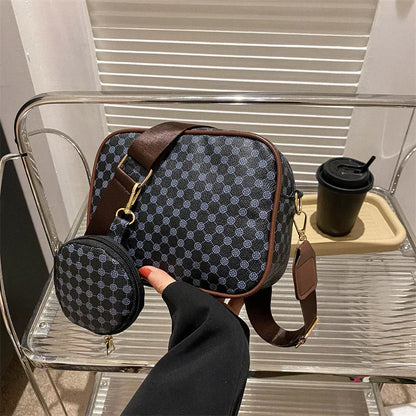 Trendy Plaid Crossbody