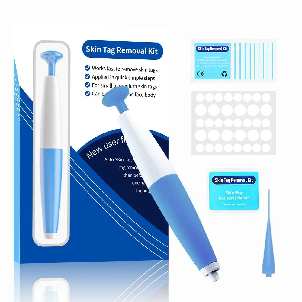 2-in-1 Skin Tag Removal Kit - Painless Home Mole & Skin Tag Remover Tool - 16