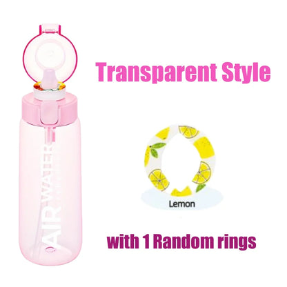 Aroma Water Bottle with 7 Fruit Pods – 750ml Scented Fitness Water Cup