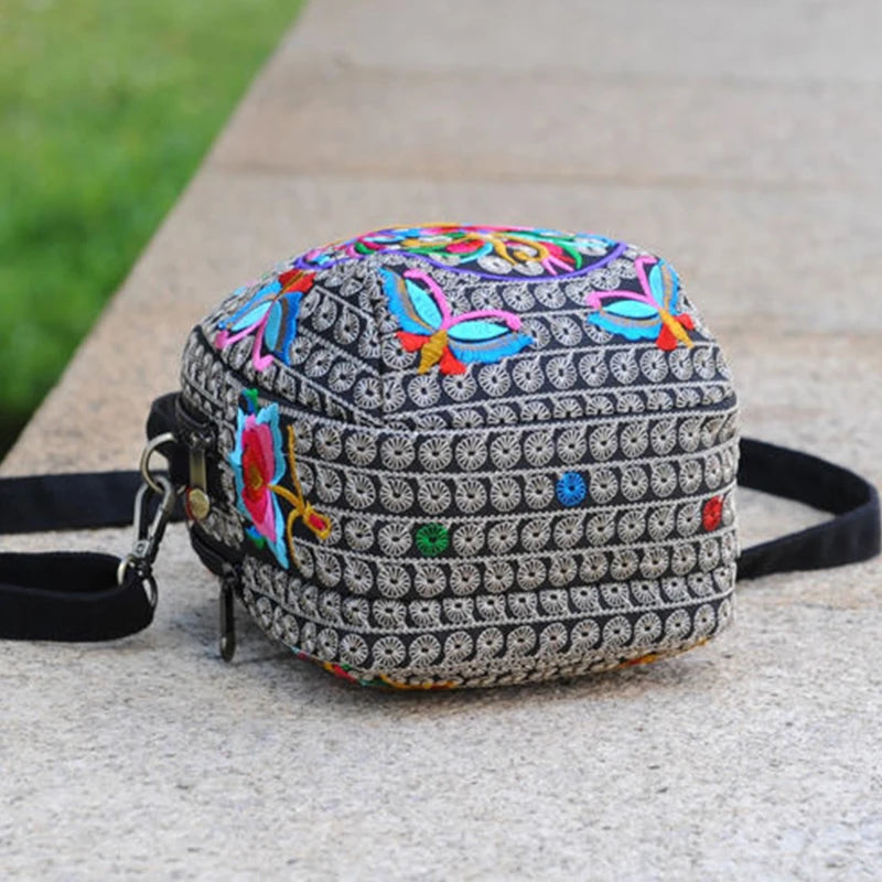 Luxury Bohemian Floral Backpack