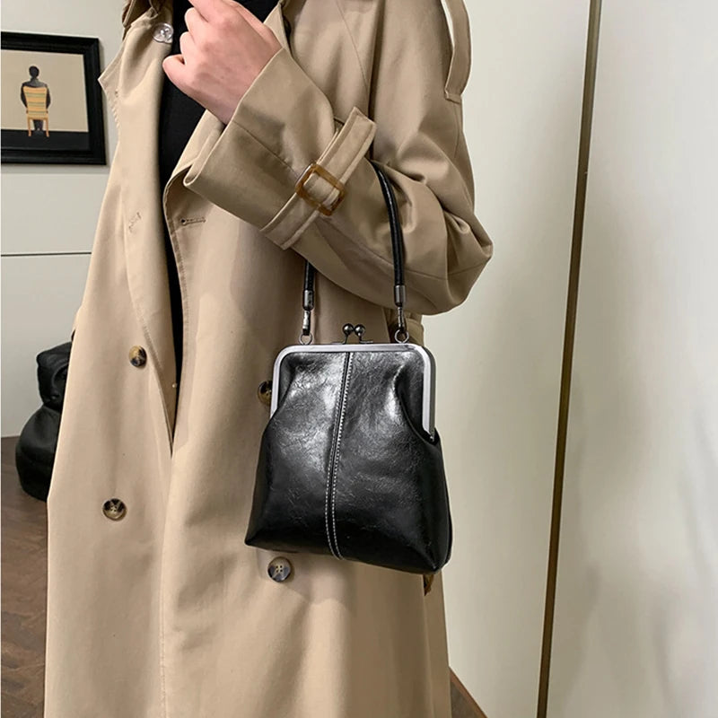 Luxury Vintage Kiss Lock Bag