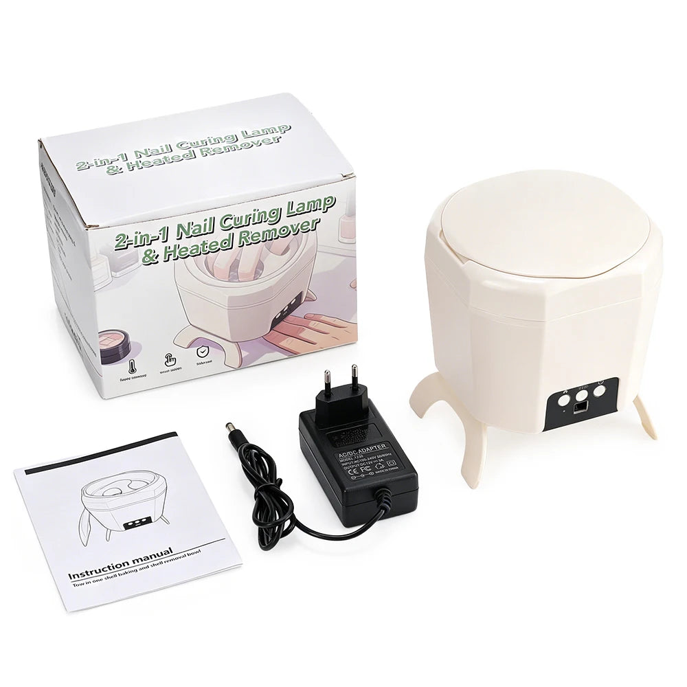 2-in-1 Electric Nail Gel Polish Remover and UV LED Curing Dryer Machine - 18
