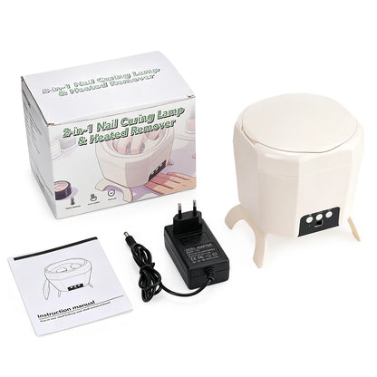 2-in-1 Electric Nail Gel Polish Remover and UV LED Curing Dryer Machine