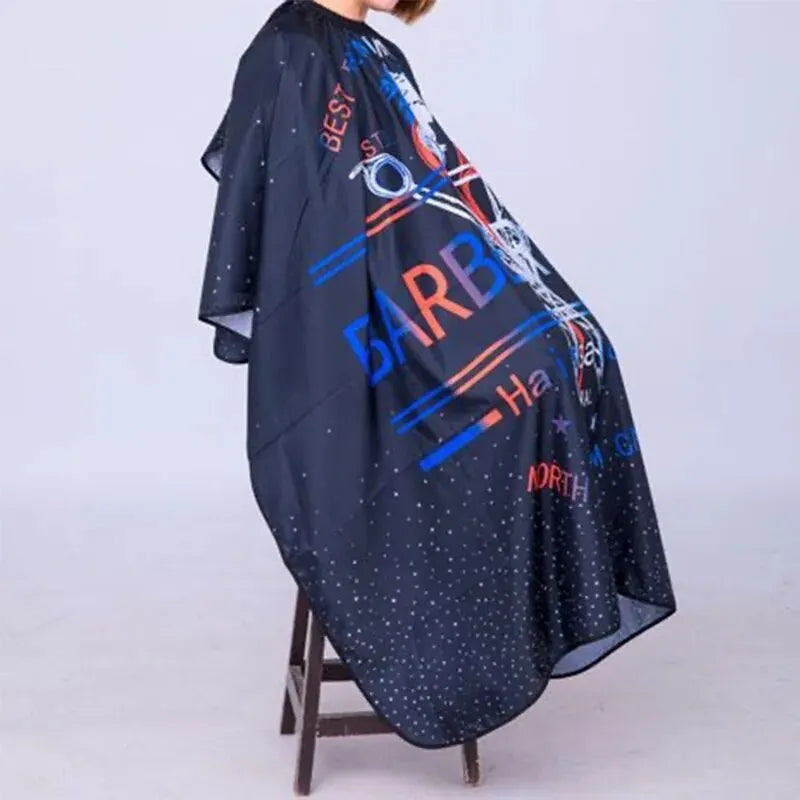 Professional Waterproof Barber Cape - Adjustable Haircutting Gown - 8