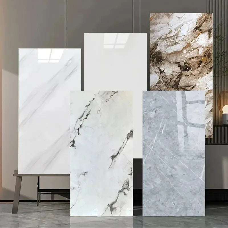 Waterproof Peel & Stick Marble Wall Tiles - Self Adhesive (30x60cm) - 2