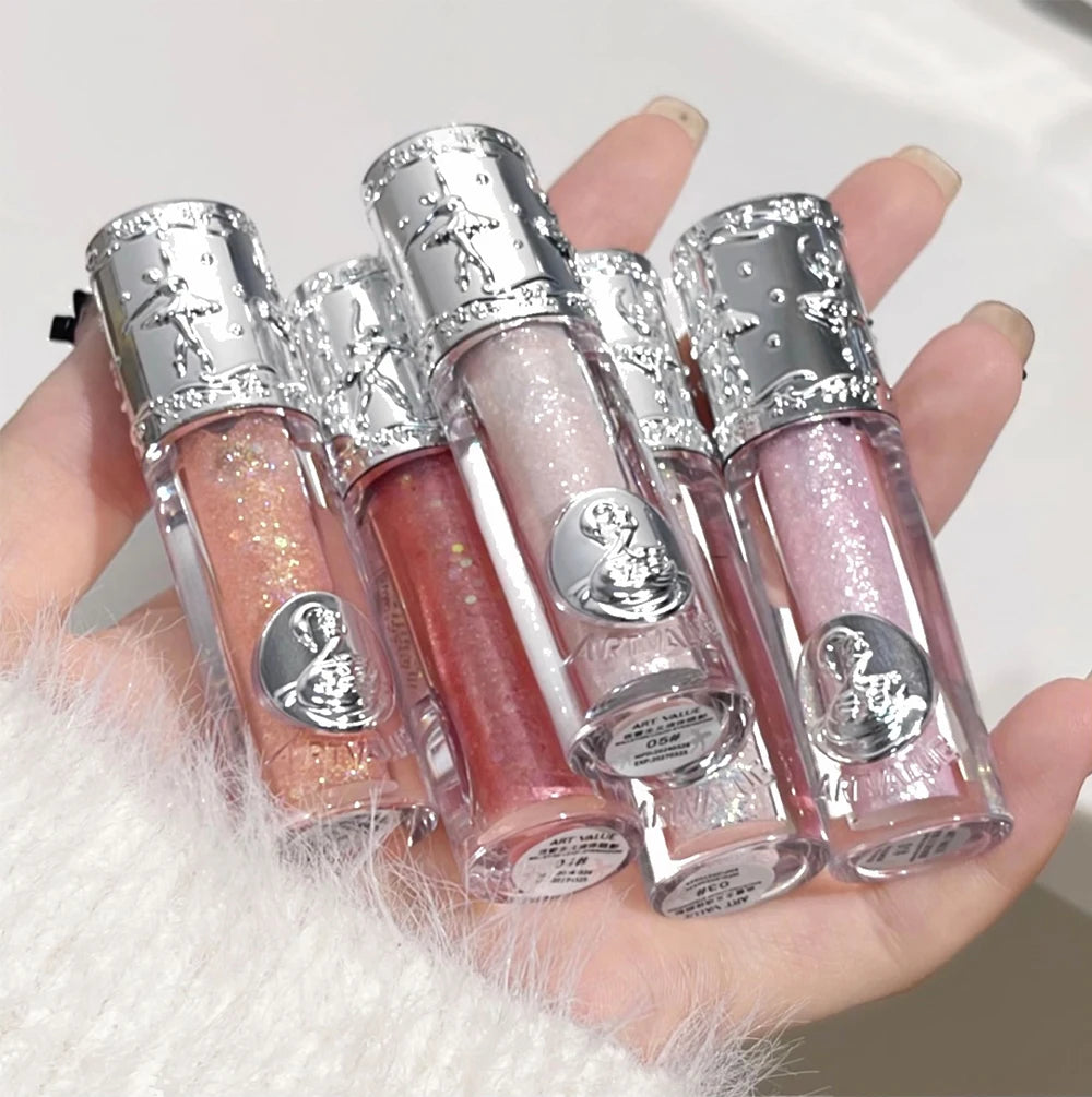 Liquid Shimmer Eyeshadow - Long-Lasting Waterproof Glitter Makeup