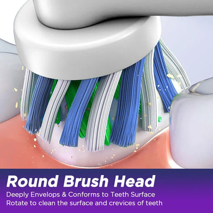 Rechargeable Rotating Electric Toothbrush with 5 Cleaning Modes