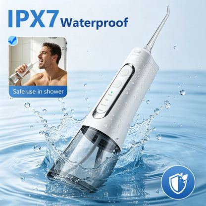 Rechargeable Portable Oral Irrigator Water Flosser for Deep Teeth Cleaning