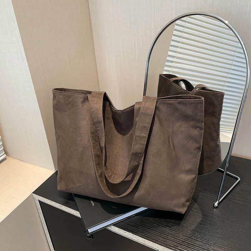Luxury Soft Suede Tote