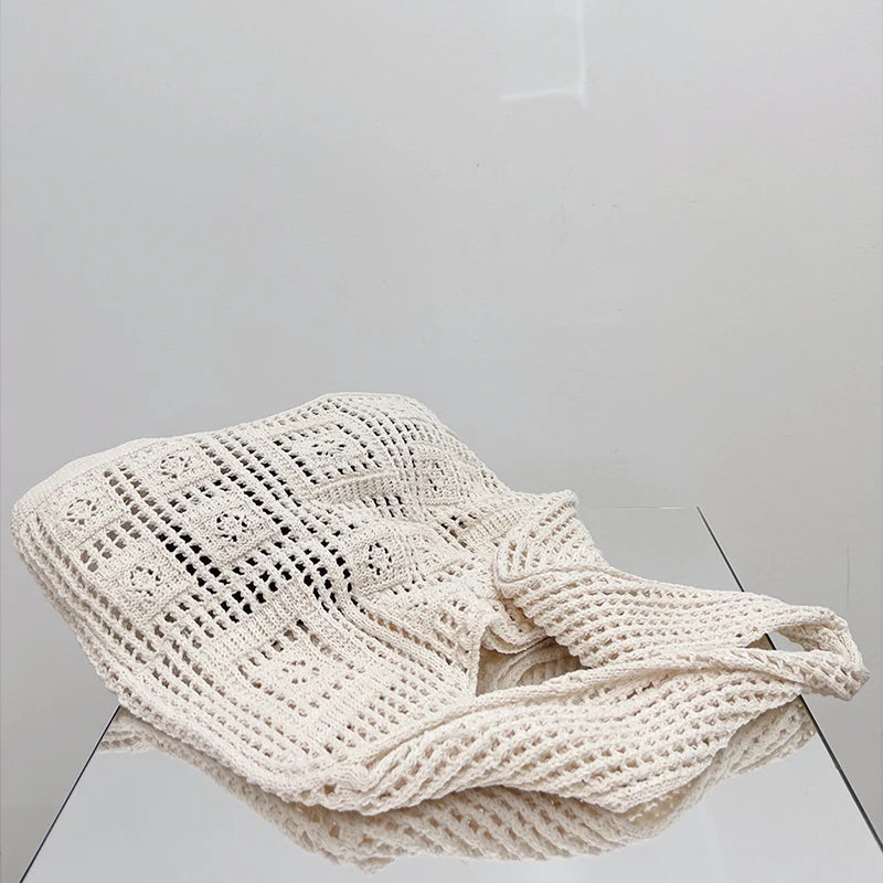 Luxury Hollow Crochet Tote