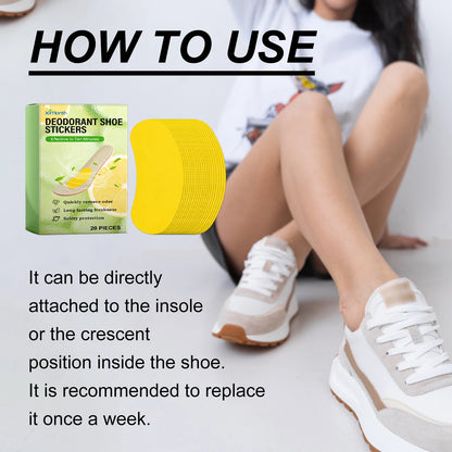 Shoe Deodorizer Patches – Odor Removal & Moisture Absorbing Foot Care