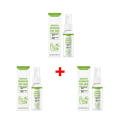 Gentle Adhesive Remover Spray for Skin - Painless Tape and Bandage Residue Cleaner