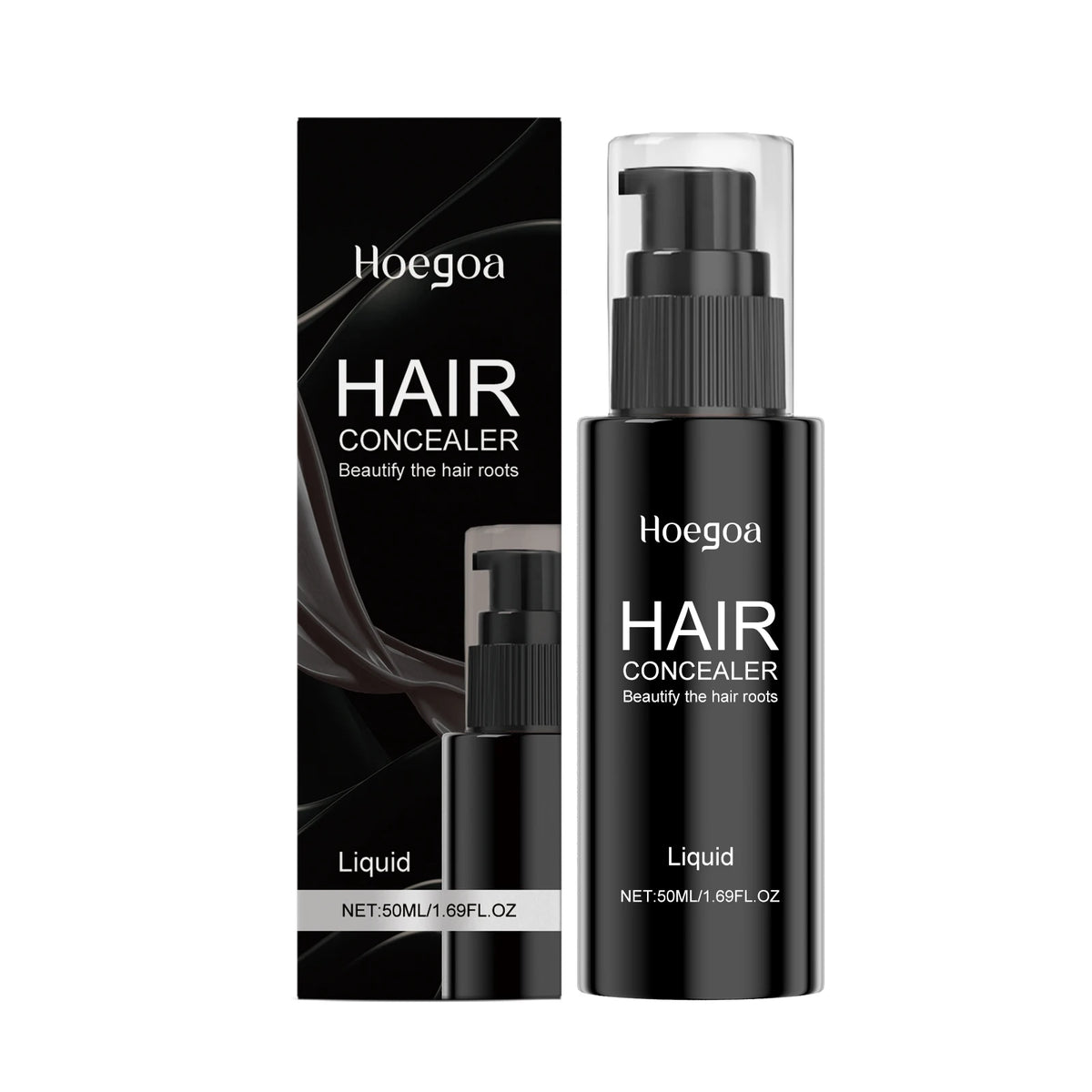 Instant Hairline & Root Concealer – Natural Gray Hair Coverage & Volume Filler