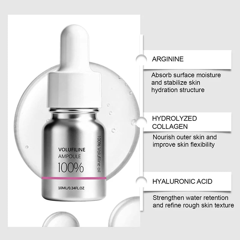 Volufiline 100% Face Serum for Skin Plumping, Hydration and Fine Line Reduction