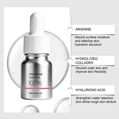 Volufiline 100% Face Serum for Skin Plumping, Hydration and Fine Line Reduction