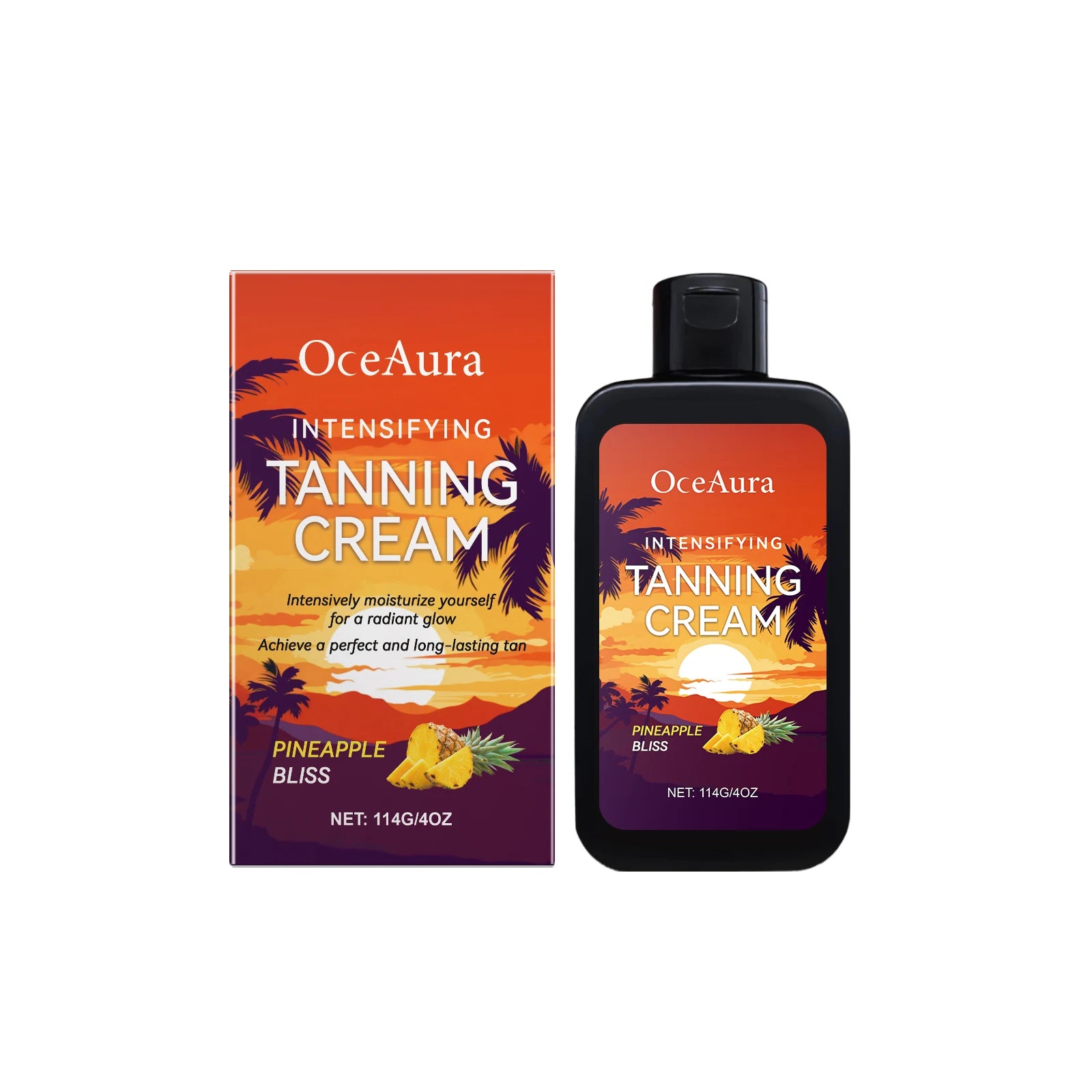 Natural Tanning Accelerator Cream for Sunbed & Outdoor Deep Bronze Glow - 15