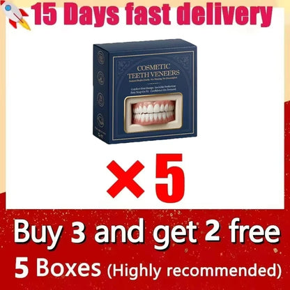 Cosmetic Snap-On Teeth Veneers for Instant Smile Makeover & Comfort