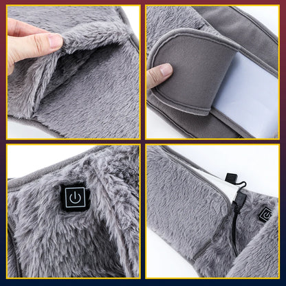 Electric Heated Waist Warmer Belt with 3 Temperature Levels for Pain Relief