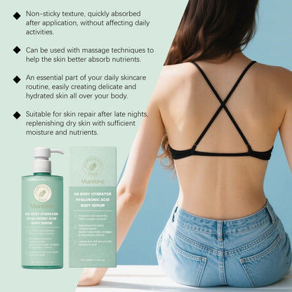 Hyaluronic Acid Hydrating Body Serum for Smooth and Elastic Skin