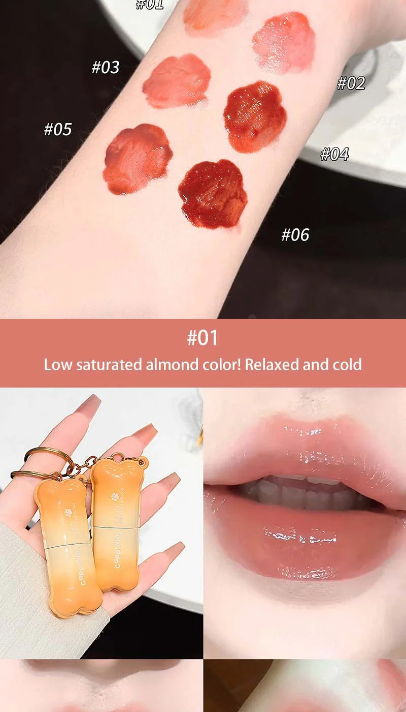 PINKCOCO Mirror Lip Glaze - Shiny Long-Lasting Hydrating Lip Gloss - 10