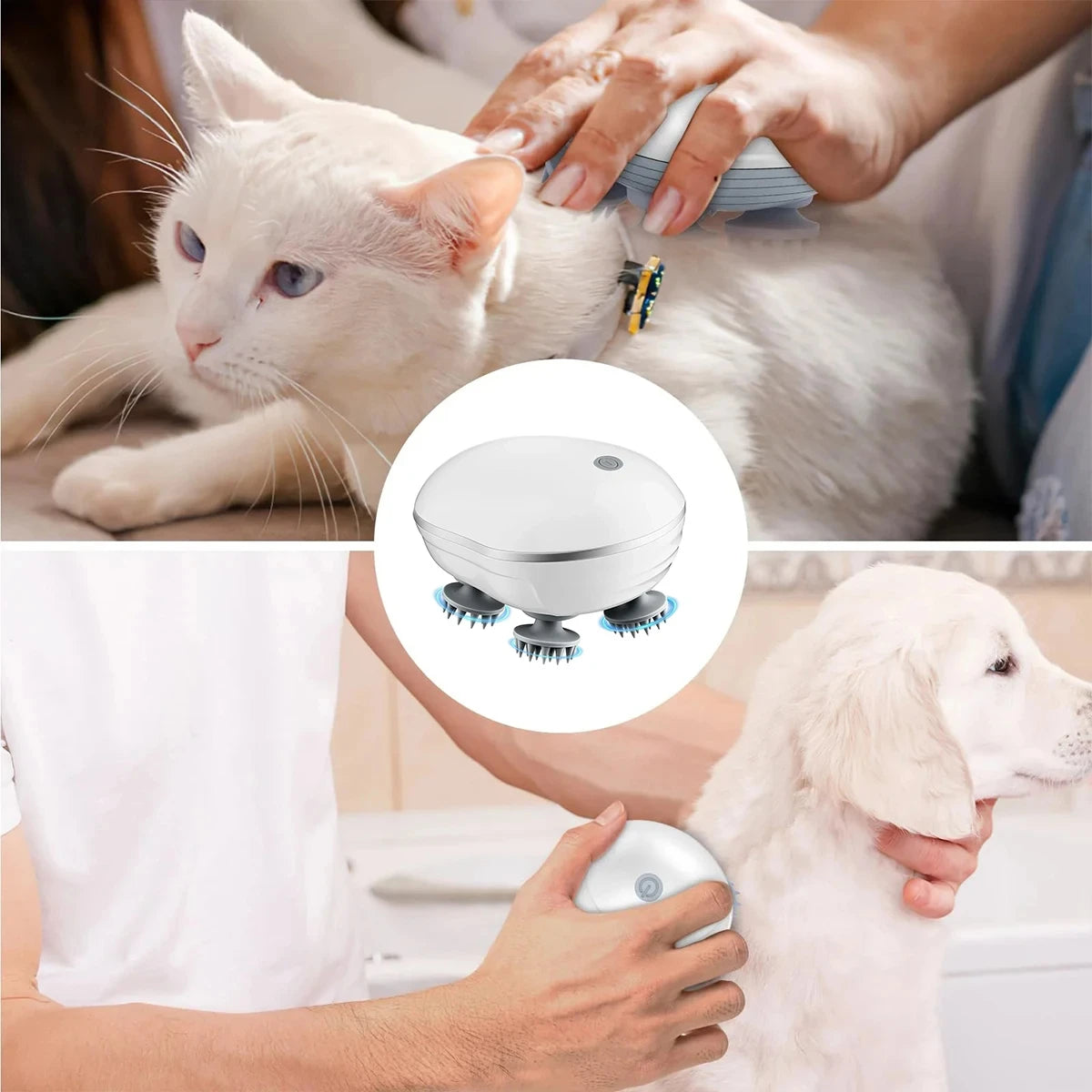 Electric Scalp Massager with Red Light Therapy for Hair Care - 5