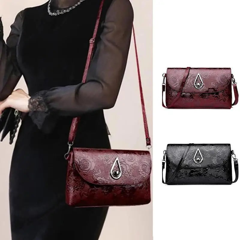 Luxury Floral Embossed Clutch