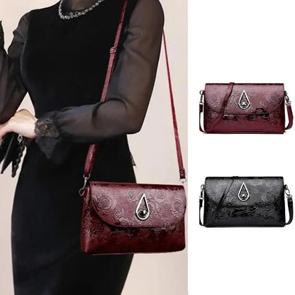 Luxury Floral Embossed Clutch