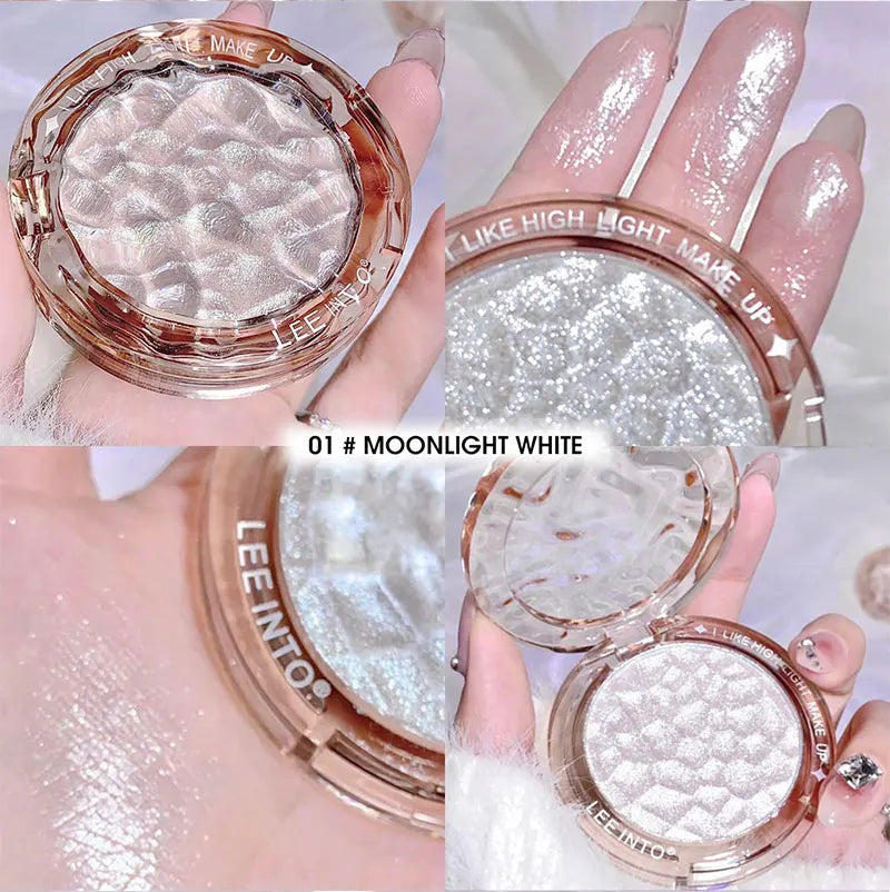 Shimmer Glow Highlighter & Contour Palette - Long-Lasting Radiant Finish