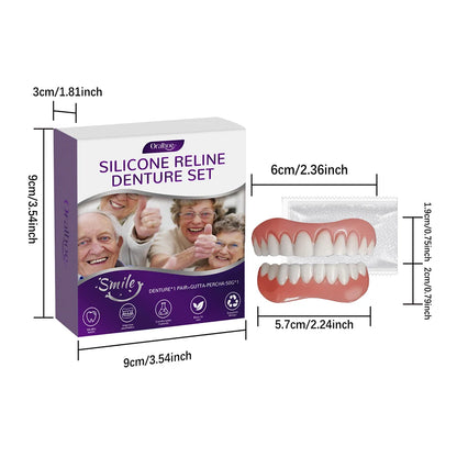Professional Silicone Denture Reline Set – Comfortable & Secure Fit