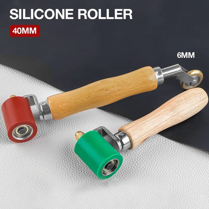 Silicone Seam Roller & Brass Penny Roller for PVC TPO EPDM Roofing Welding