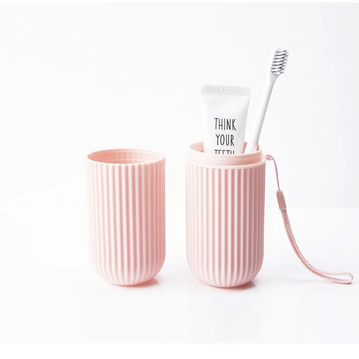 Portable Travel Toothbrush & Toothpaste Holder Case - Eco-Friendly Storage - 2