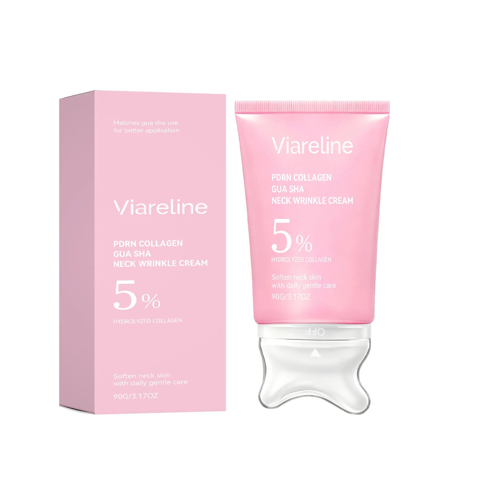 Collagen Neck Firming Cream with Integrated Gua Sha Massage Applicator - 16