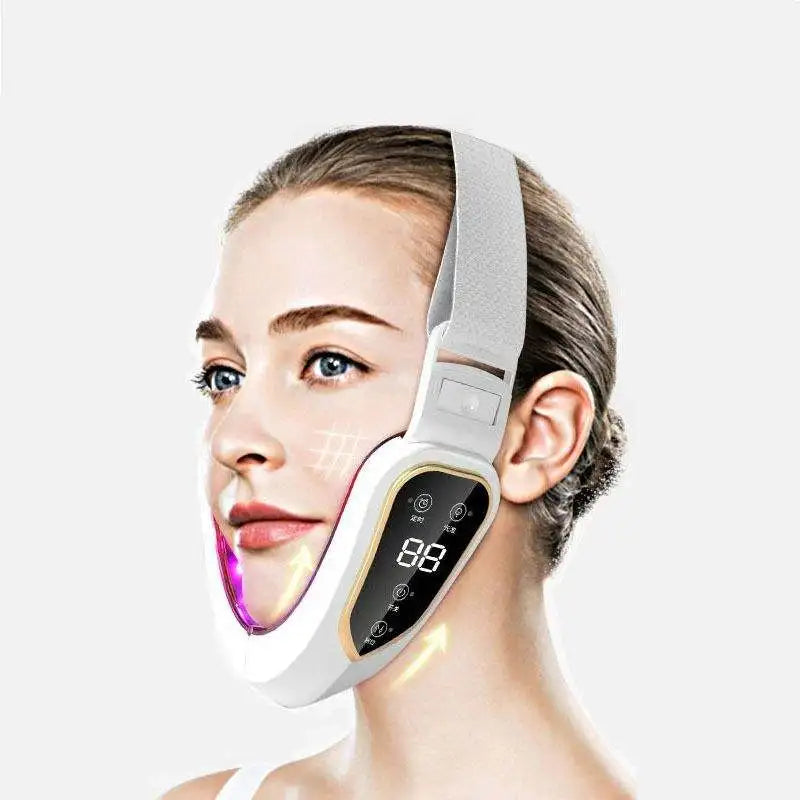 LED V-Face Lifting Massager: Photon Therapy & Vibration Slimming Device