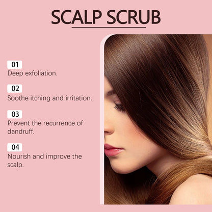 Deep Cleansing Scalp Scrub Exfoliator for Dandruff Relief and Oil Control