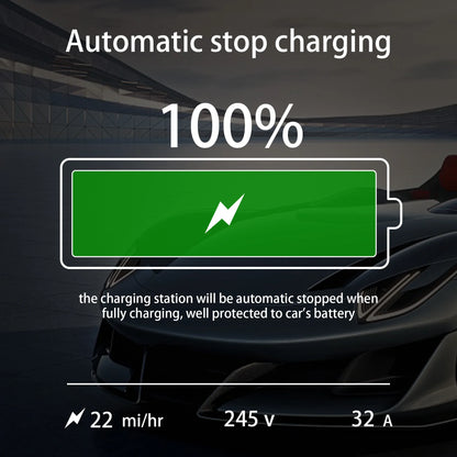 Feyree Portable EV Charger Type 2 - 7KW/11KW Adjustable Electric Car Charger