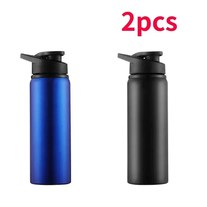 Portable Stainless Steel Sports Water Bottle - 700ml Leak-Proof Flask - 19