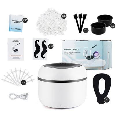 Mini Wax Heater & Nose Ear Hair Removal Kit