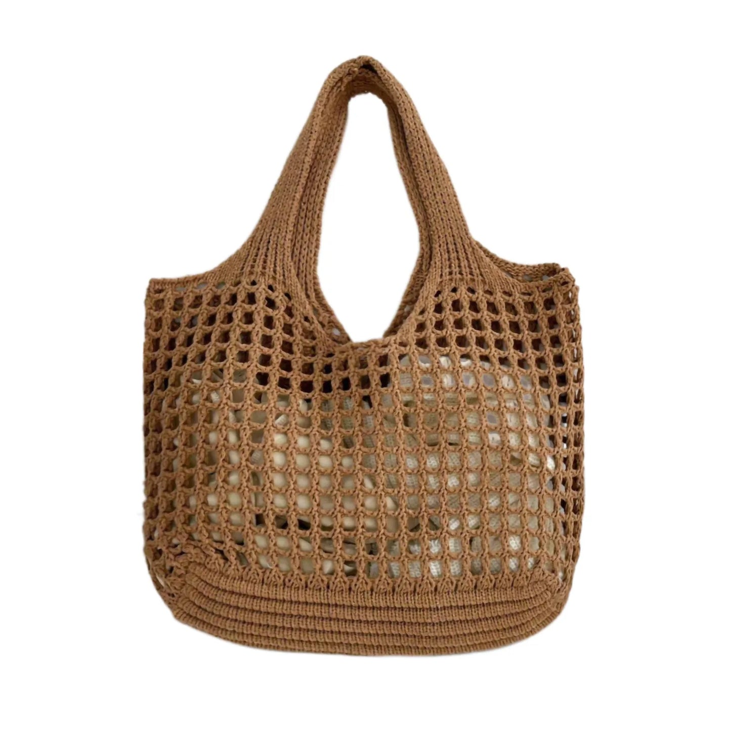 Luxury Crochet Hollow Beach Tote