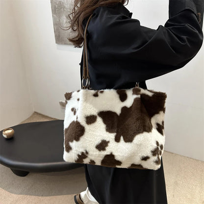Luxury Plush Korean Shoulder Bag