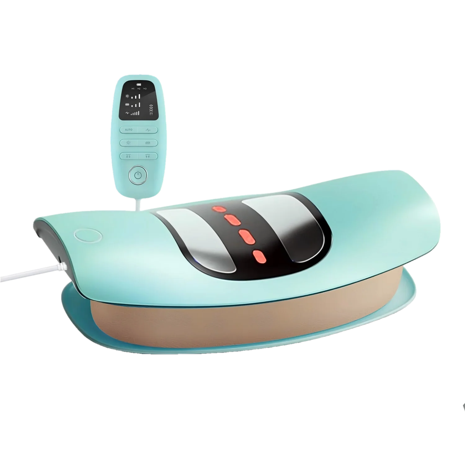 Electric Lumbar Traction Massager - Inflatable Back Stretcher & Spine Support Device - 17