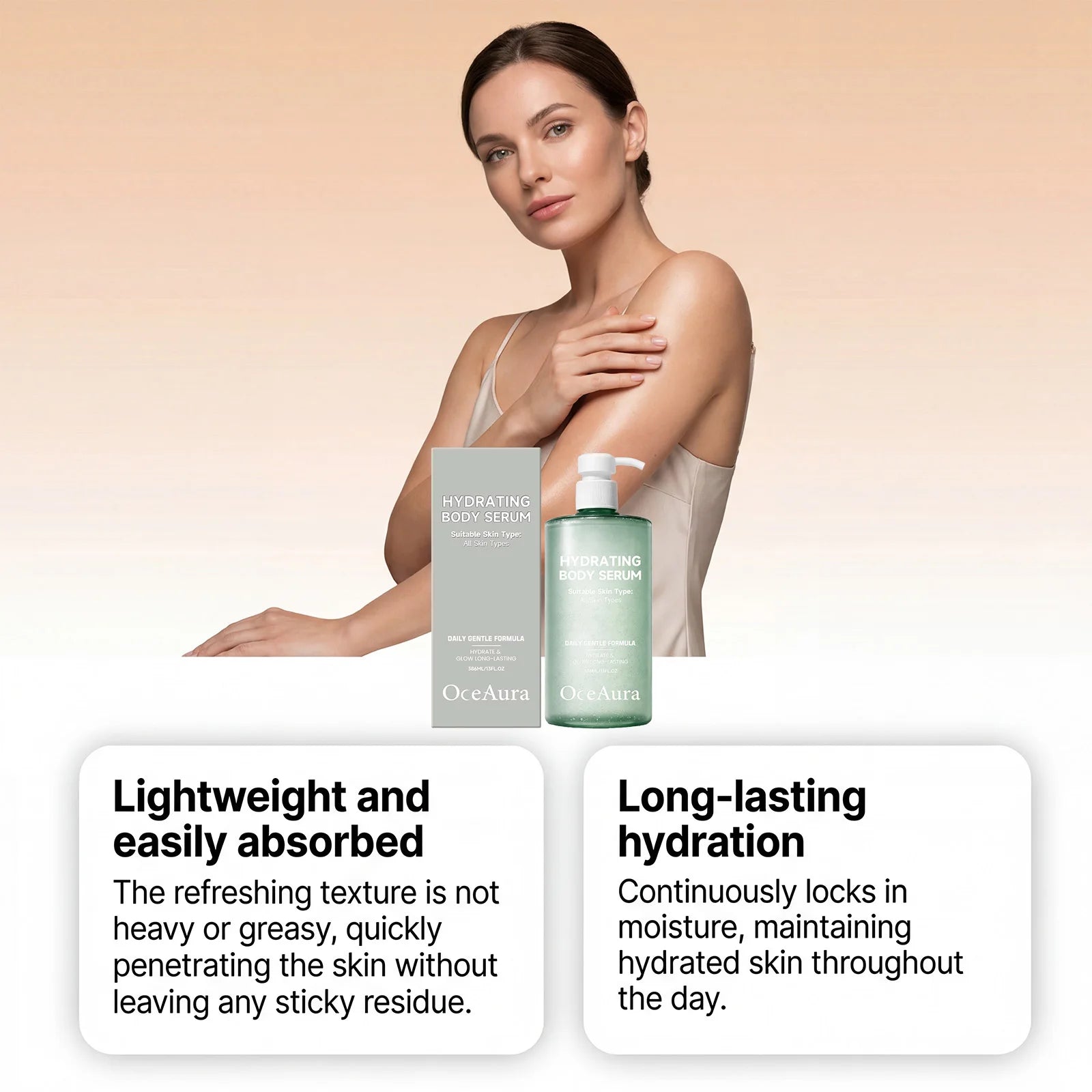 Hydrating Body Serum for Dry Skin - Deep Moisturizing & Skin Smoothing Treatment - 9