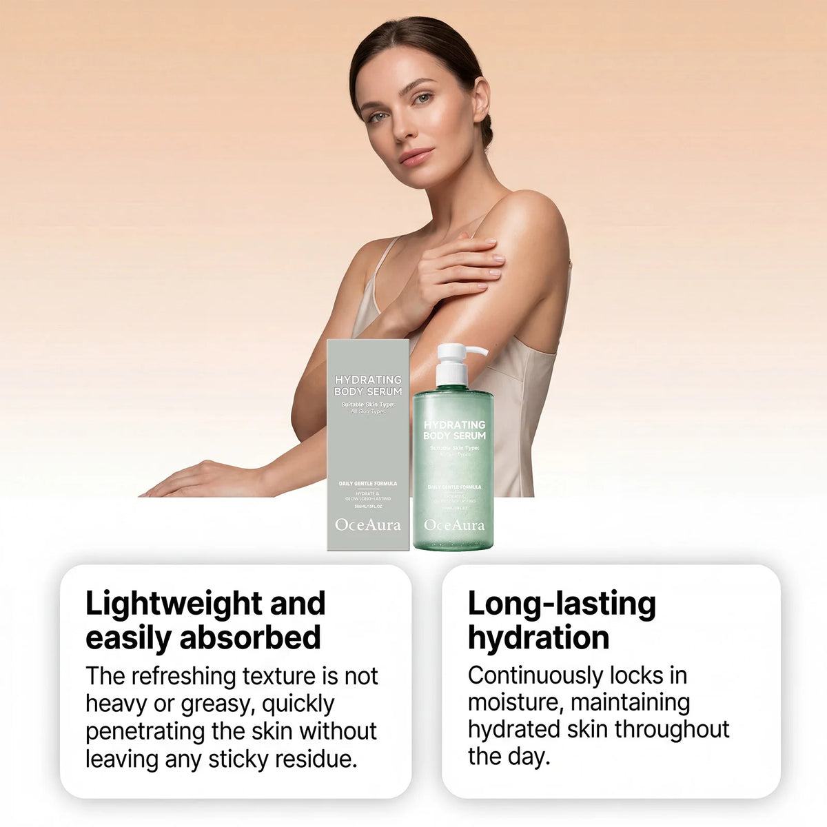 Hydrating Body Serum for Dry Skin - Deep Moisturizing & Skin Smoothing Treatment